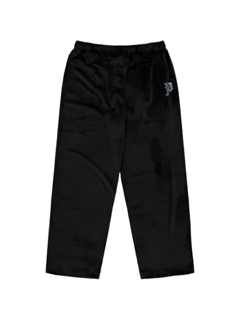 PROTOTYPES Nikki rhinestone-embellished track pants Black PT09JE07USBK