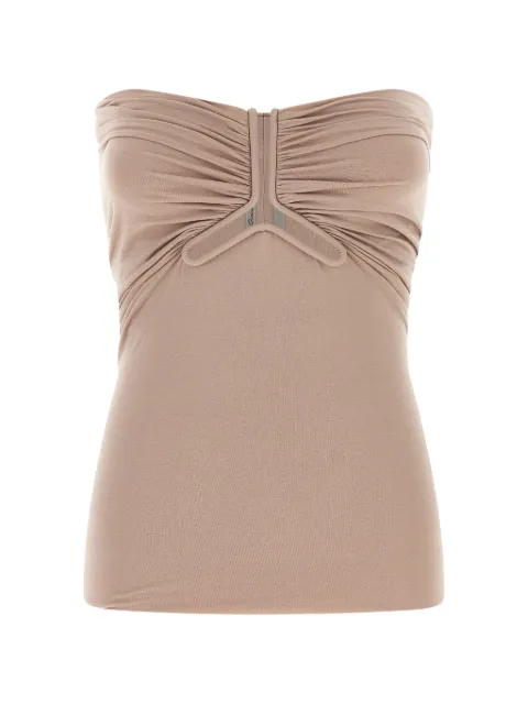 Rick Owens Alannah cut-out top Neutrals RP02F5123JNDB23