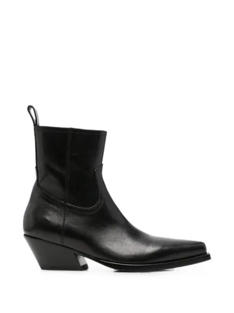 Ann Demeulemeester pointed-toe ankle boots Black B0014393LT205