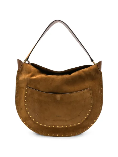 ISABEL MARANT Oskan studded-design shoulder bag Brown PP0510FAD3C12M