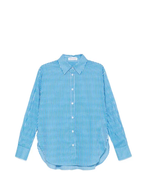 The Frankie Shop Peri striped button-up shirt Blue CHFS216088360102
