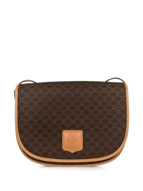 Celine Pre-Owned 1990-2000s Macadam shoulder bag Brown 187702