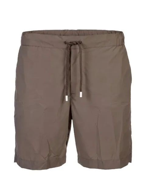 Fedeli drawstring-waist swim shorts Brown 00435