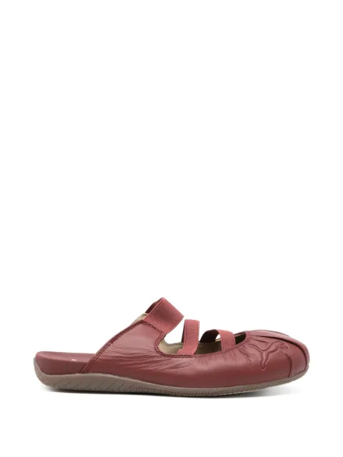 PUMA Speedcat logo-embossed leather mules Red 40961803