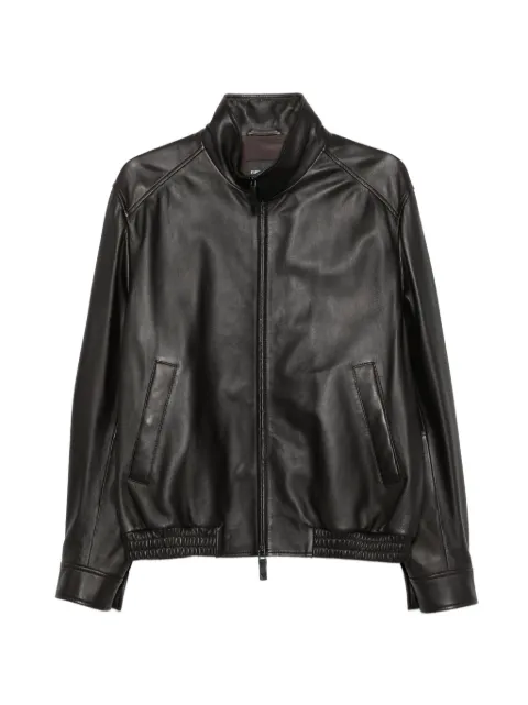 Emporio Armani high-neck zip-up jacket Black EM007376AF28278