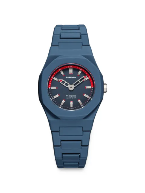 D1 Milano Neo Wave Polycarbon 32mm watch Blue NCBJ10