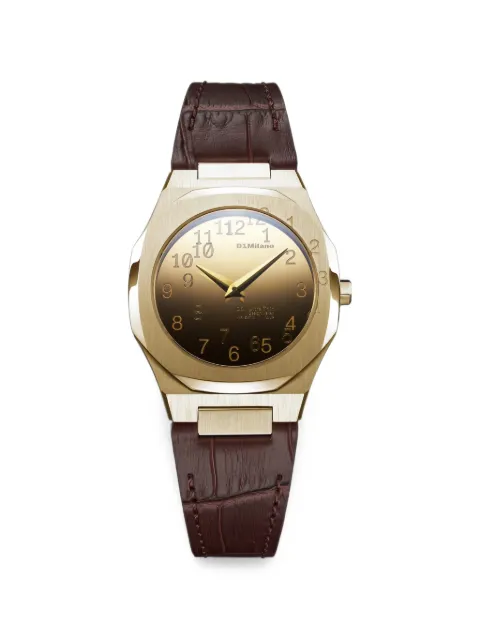 D1 Milano Ultra Thin 30mm watch Brown UTLL18