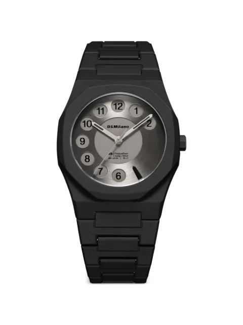 D1 Milano Ring Polycarbon 37mm watch Grey PCBU25