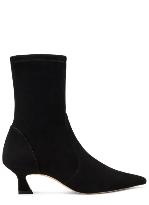 Stuart Weitzman Vinnie pointed-toe ankle boots Black SM577SUSBLK