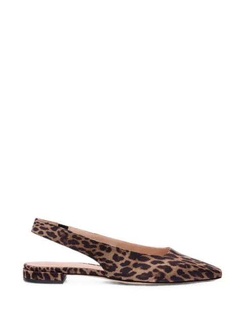 Stuart Weitzman Stassi leopard-print slingback pumps Brown SO113GRGZ5O
