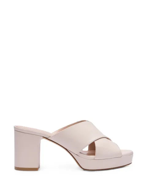 Stuart Weitzman Dayna crossover-straps platform sandals Pink SO215SMOLIN