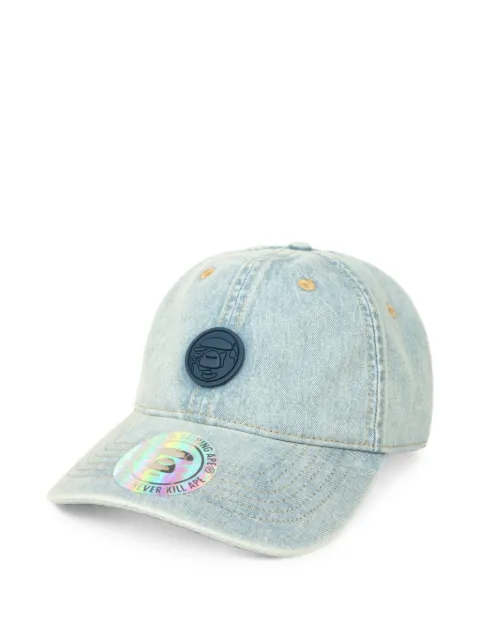 AAPE BY *A BATHING APE® Moonface-patch cap Blue AAPCPM5387XXQ