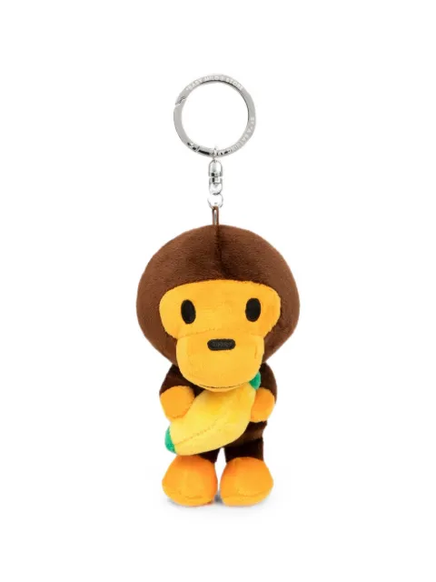 *BABY MILO® STORE BY *A BATHING APE® banana-detail plush keychain Brown 0MXACW4476XXQ