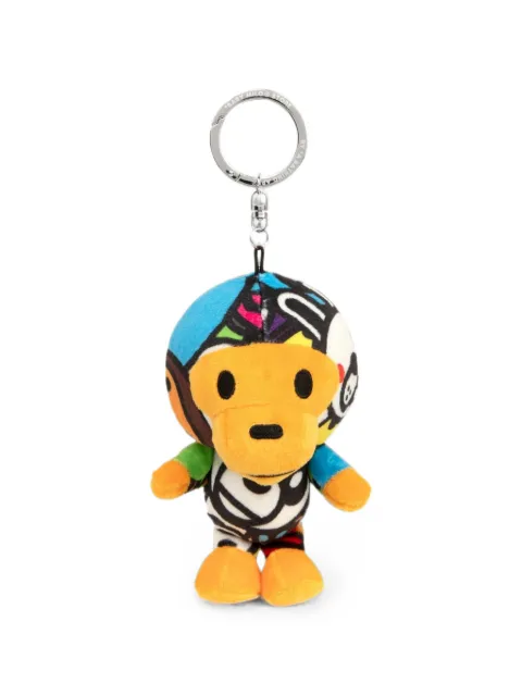 *BABY MILO® STORE BY *A BATHING APE® graphic-print plush keychain Yellow 0MXACW4479XXQ