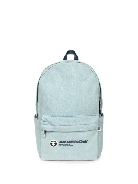 AAPE BY *A BATHING APE® AAPENOW Moonface backpack Blue AAPBGM5394XAQ
