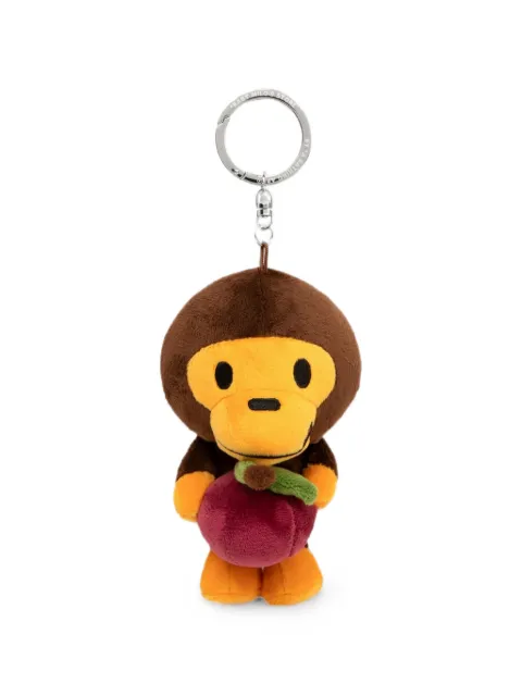 *BABY MILO® STORE BY *A BATHING APE® fruit-detail plush keychain Brown 0MXACW4475XXQ