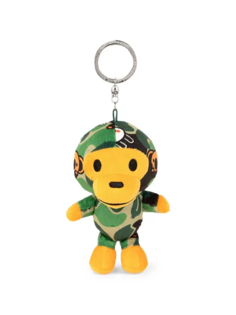 *BABY MILO® STORE BY *A BATHING APE® Baby Milo Camo plush keychain Green 0MXACW4478XXQ