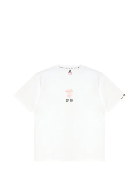 AAPE BY *A BATHING APE® AAPEUNVS graphic-print T-shirt White AAPTEM1845XXQ