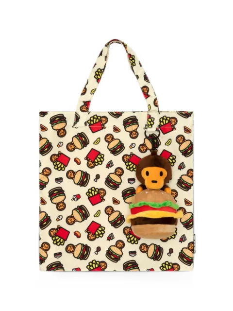 *BABY MILO® STORE BY *A BATHING APE® Baby Milo print tote bag Neutrals 0MXBGW4460XXQ