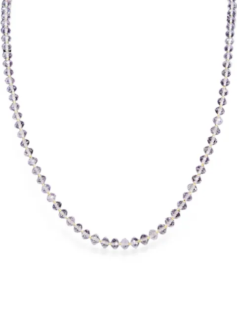 Madison beaded amethyst necklace Gold MBHCZ1