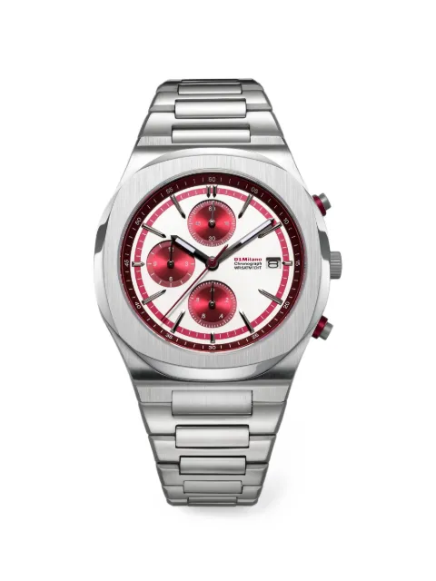 D1 Milano Chronograph 39mm watch Silver CHBJ27