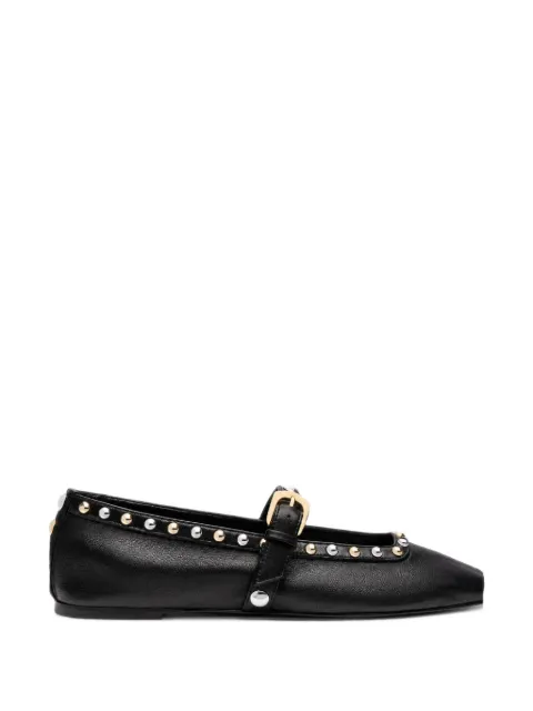 Stuart Weitzman Perry studded ballet flats Black SO271UNLBLK