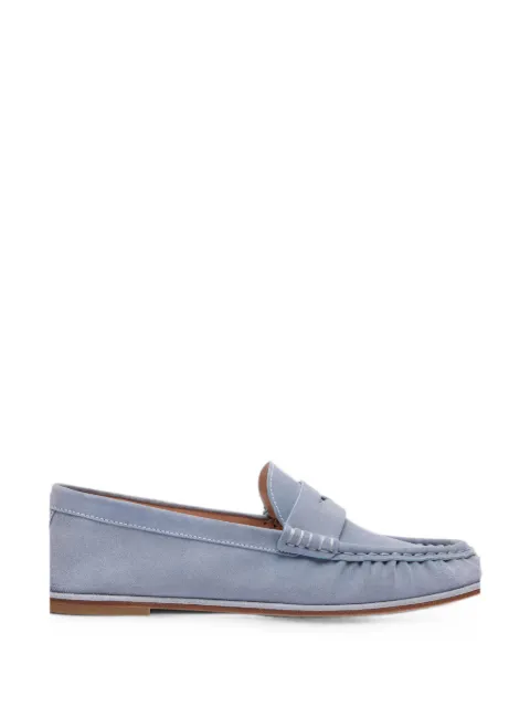Stuart Weitzman Spencer suede loafers Blue SO352SPDZ4I