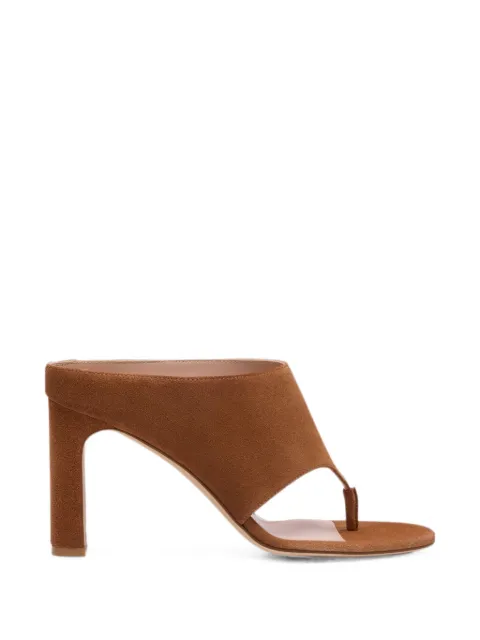 Stuart Weitzman Babette Thong slip-on sandals Brown SO079SPDZ4H