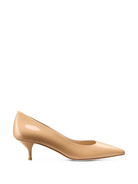 Stuart Weitzman Stuart Power pointed-toe pumps Neutrals SJ944PATAJM