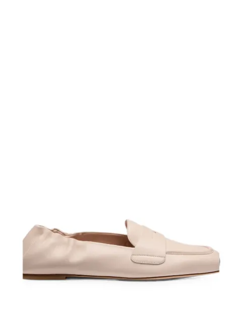 Stuart Weitzman Bryant elasticated leather loafers Neutrals SO359DSNLIN