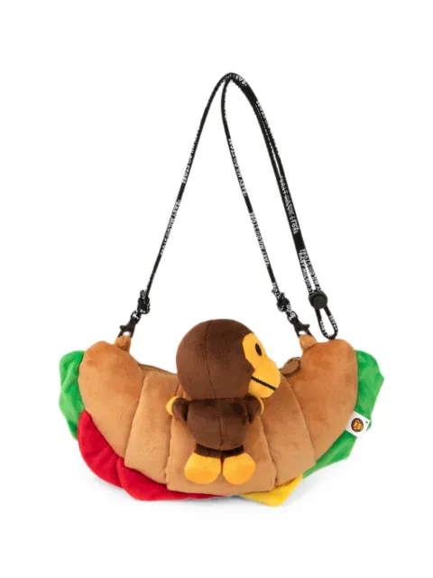 *BABY MILO® STORE BY *A BATHING APE® Baby Milo plush crossbody bag Neutrals 0MXBGW4456XXQ