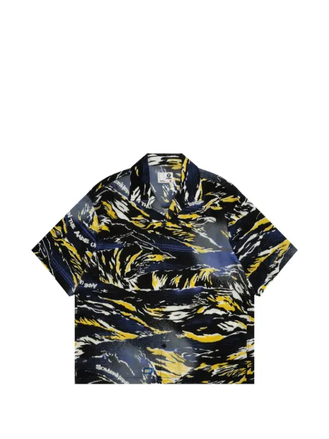 AAPE BY *A BATHING APE® printed short-sleeve shirt Black AAPSRM8575XXQ
