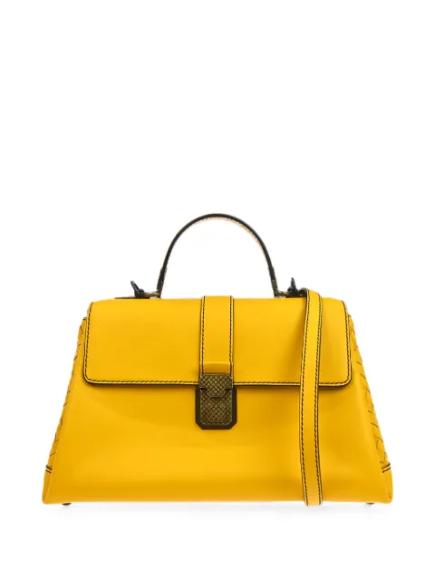 Bottega Veneta Pre-Owned 2010-2020s Intrecciato Piazza handbag Yellow NQ10767