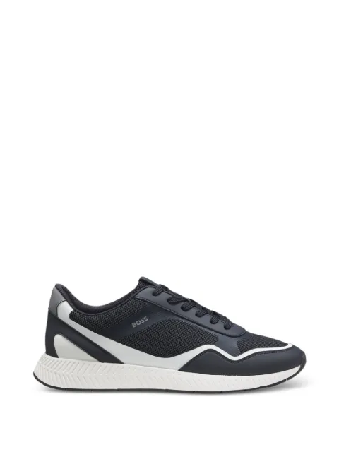 BOSS mesh trainers with ribbed sole Blue 50568928