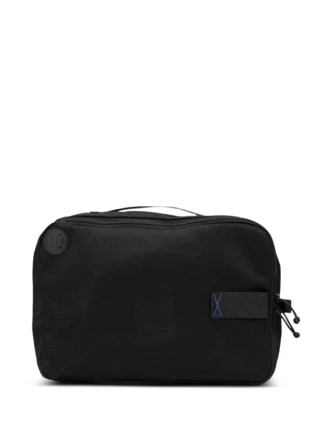 Porter-Yoshida & Co. mesh-panel zip-around clutch bag Black 9961511910