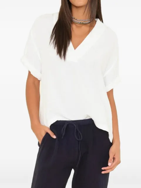 Xirena Avery crinkled-texture top White X5CHG004