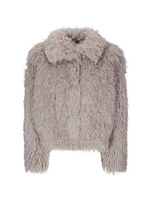 Tagliatore faux-fur coat Neutrals GIAF80011T1221