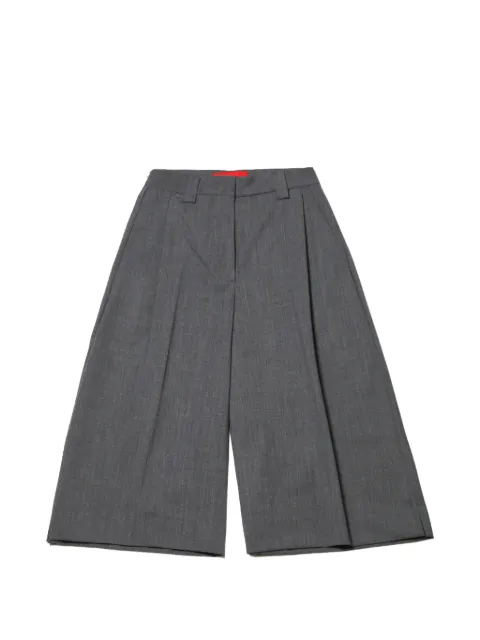THELATEST E-Dakota 3120 pleated wide-leg trousers Grey TLWE3120W0206ABTP