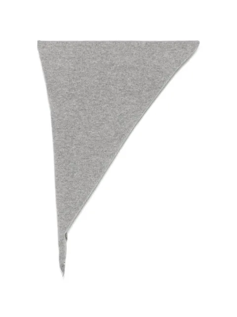 extreme cashmere Bandana triangular-shape scarf Grey BANDANA