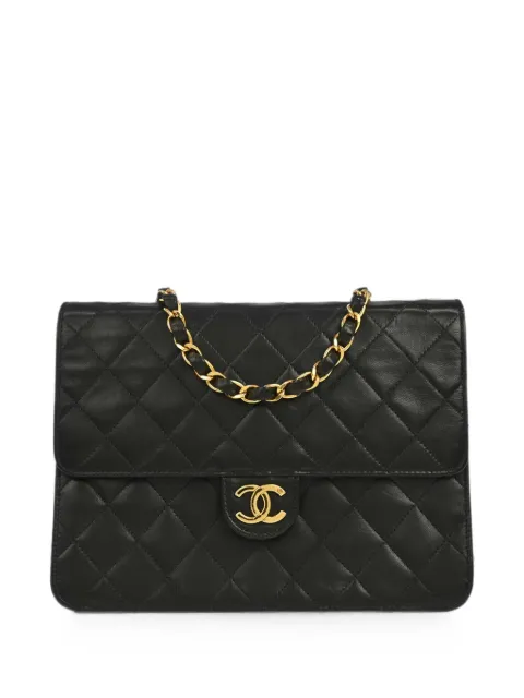 CHANEL Pre-Owned 1998 Pushlock Half Flap shoulder bag Black 197414