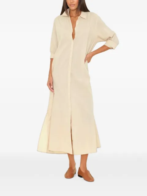 Xirena Boden cotton-poplin maxi dress Neutrals X4CTP111