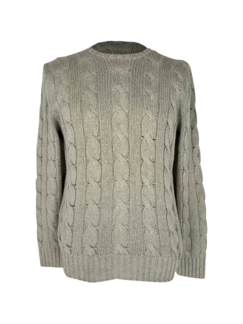 Ralph Lauren Vintage cable-knit button-detail sweater Grey RFCPUGBCL767815M