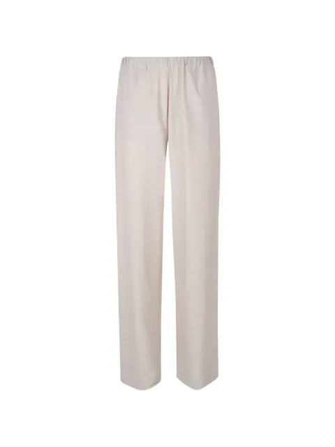 Fabiana Filippi elasticated-waistband straight-leg trousers Neutrals PAD216F456M2980164