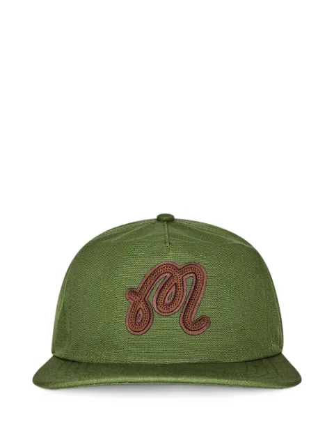 Malbon Golf Velasco Snapback logo-patch cap Green M9860CHV