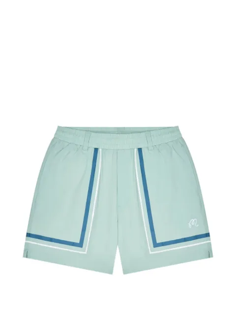 Malbon Golf Scooter Playa shorts Green M9859SRF