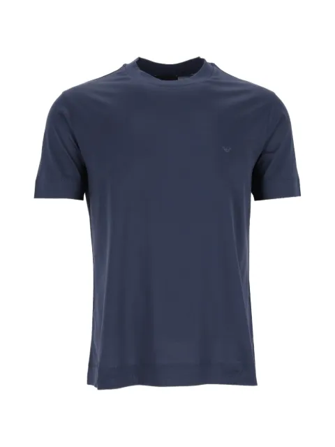 Emporio Armani travel essential lyocell blend jersey T-shirt Blue EM006318AF10017