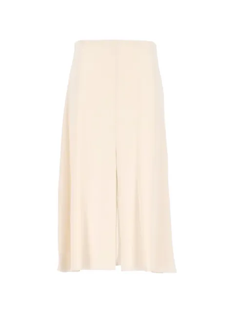Valentino Garavani silk midi skirt Neutrals BRAF681MH