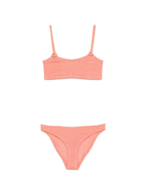 Hunza G Phoebe seersucker bikini Pink PHOEBEBIKINIA