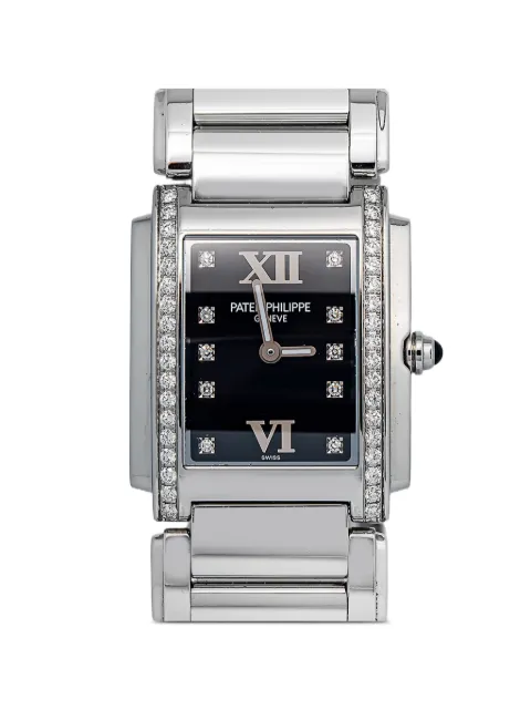 Patek Philippe Pre-Owned Twenty~4 diamond 25mm watch Black 491010A010