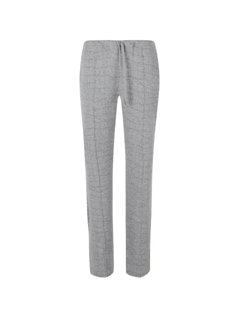 TOM FORD cashmere cotton croco jacquard jersey joggers Grey PAJ179JEX200TBV